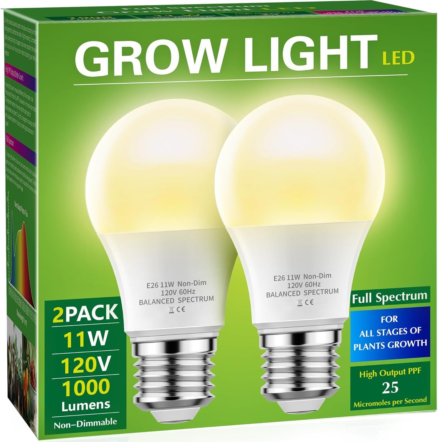 Full Spectrum Grow Light Bulb